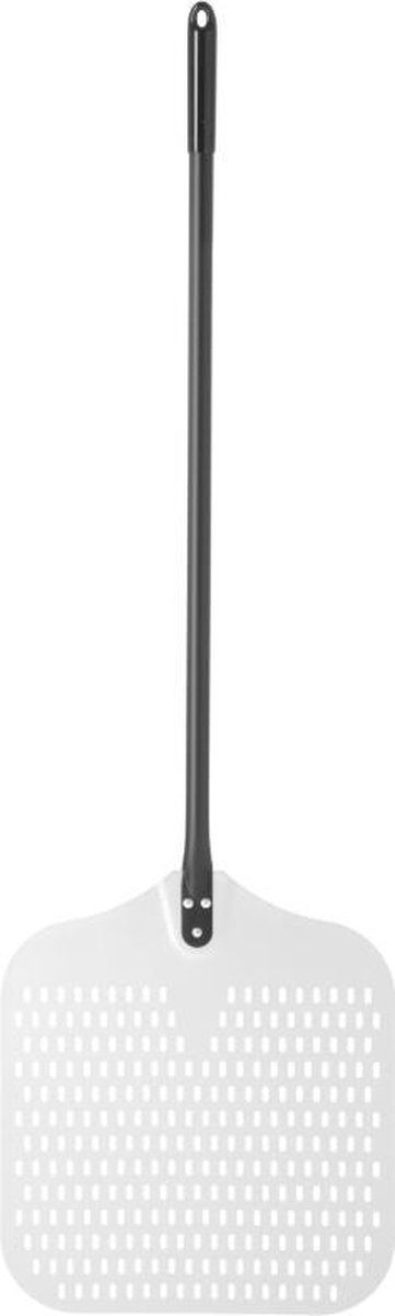 Hendi Pizzaschep Aluminium - Geperforeerd - Vierkant - 40,5x40,5cm - 132cm