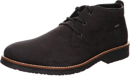 Rieker Heren Hoge Schoenen - Zwart - Maat 40 - Nubuck