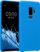 kwmobile telefoonhoesje geschikt voor Samsung Galaxy S9 Plus - Hoesje met siliconen coating - Smartphone case in stralend blauw