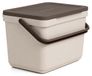 Merkloos Keukenemmer compostbak - 6 L - 26,5 x 20,5 x 18,5 cm - Gerecycled materiaal