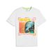PUMA T-shirt 'PUMA x ASTON MARTIN ARAMCO F1® TEAM Race' couleurs mélangées / blanc