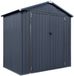 Spacemaker Gereedschapsschuur Metaal - 119x183x196 cm - Grijs