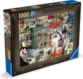 Ravensburger Puzzle 2D 1000 elementów: Villainous. Pete, Nowy design, New Version