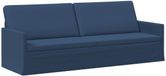 vidaXL Canapé 3 places Bleu 220 x 81 x 82 cm Tissu