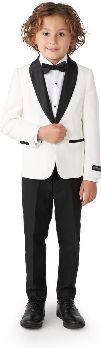 OppoSuits Pearly White - Jongens Tuxedo - Chique - Maat: 4 jaar