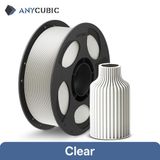PLA Filament 1,75 mm - filament d'imprimante 3D FDM - Emballage de 10 kg - Convient aux imprimantes 3D FDM - Transparent, clair