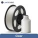 PLA Filament 1,75 mm - filament d'imprimante 3D FDM - Emballage de 10 kg - Convient aux imprimantes 3D FDM - Transparent, clair