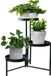 Unyqoos® plantenstandaard en métal à trois niveaux pour intérieur et extérieur