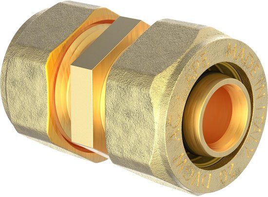 KIRCHHOFF MS fitting, blanco, 16 mm, knelfitting voor meerlagen buis