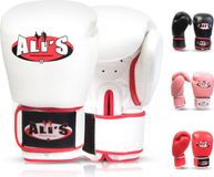 Ali's Fightgear BG TR Bokshandschoenen Wit Leer 16 oz L