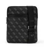 Guess Vezzola Smart Crossbody Flat Bag Dark Black