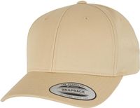 Flexfit Curved Classic Snapback Pet - Goudkleurig