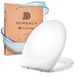 Duroplast Abattant de WC - Softclose - Blanc - 43 x 37 x 5,6 cm