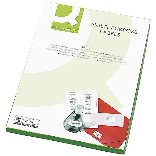 Q CONNECT Multifunctionele etiketten - 99,1 x 93,1 mm - 100 stuks