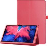 Lunso - Stand flip sleepcover hoes - Geschikt voor Lenovo Tab P11 Pro - Roze