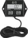 Merkloos / Sans marque Shenzhen Haorui Industrial Technology Co., Ltd. Kleine motor urenteller en toerenteller met vervangbare batterij voor scooter, gazontractor en sneeuwscooter
