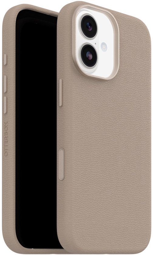 Otterbox Symmetry Cactus - Beige Backcover for iPhone 17 - Leather - MagSafe