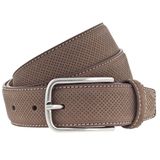 Vanzetti Leren Riem Leather Belt W100 Camel Lichtbruin