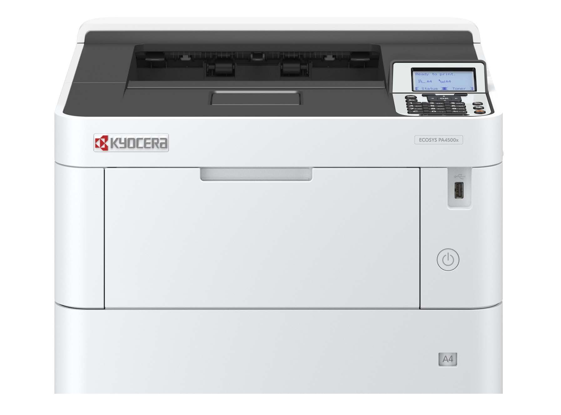 KYOCERA PA4500x Laser Printer - 1200 x 1200 DPI - A4 - Duplex - 45 ppm