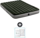 Intex Luchtbed - 2-Persoons - 152 x 203 x 25 cm - Groen - Inclusief Hoeslaken
