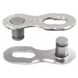 M-Wave kettingschakel Fusion 1/2 x 11/128 staal 10S zilver
