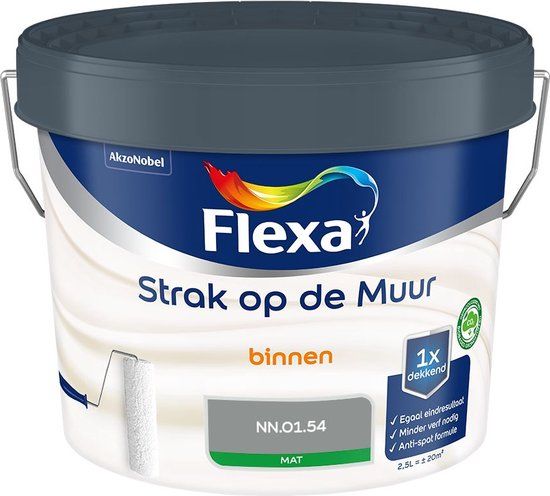 Flexa Strak op de Muur Muurverf Mat - NN.01.54 - 2.5 L