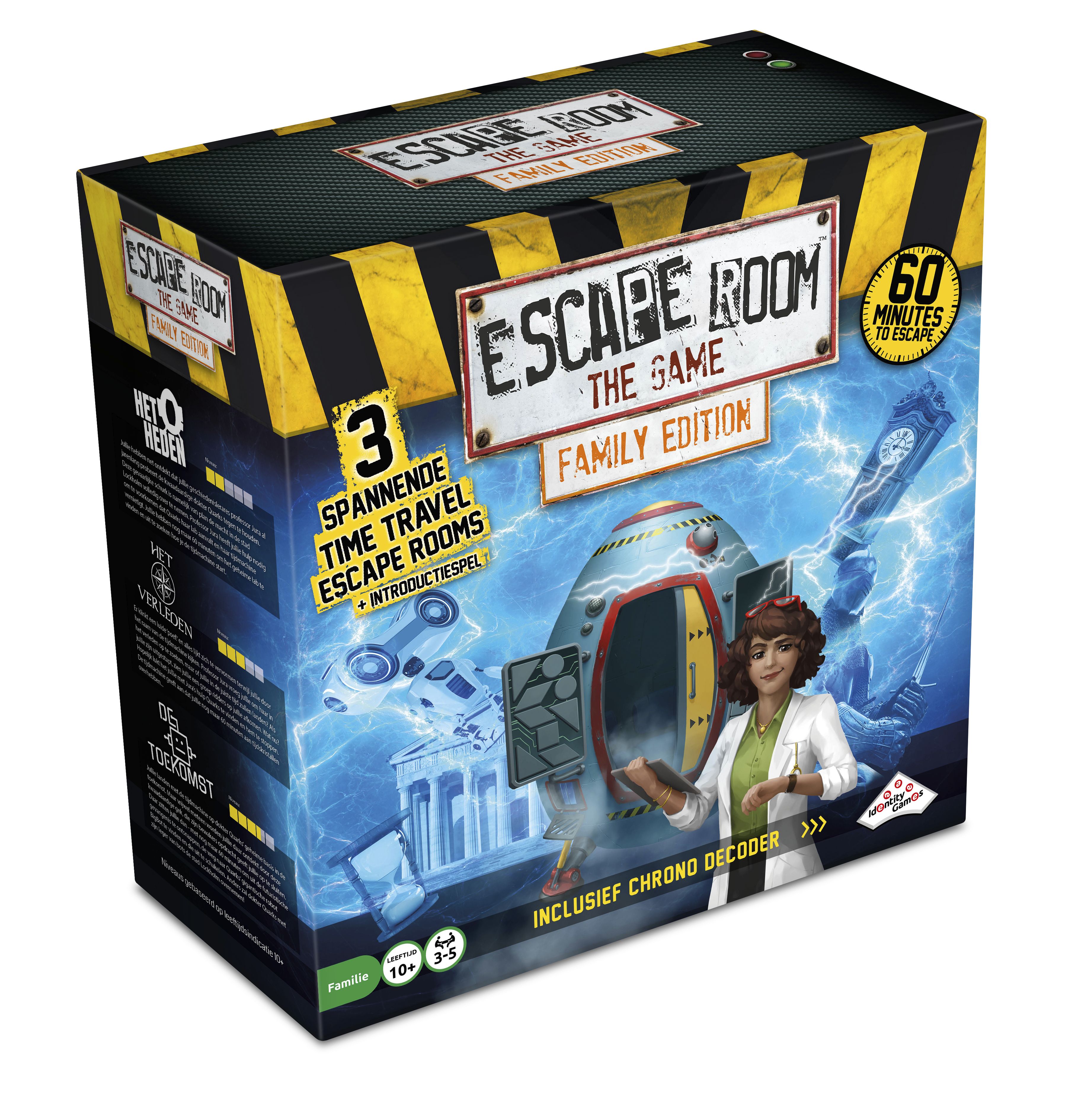Identity Games Escape Room the Game Time Travel Familie Editie - Bordspel - Unisex