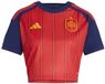 Adidas Rood T-shirt Korte Mouw Dames M