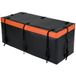 Coffre de toit pour attelage - étanche - 550 litres - orange/noir