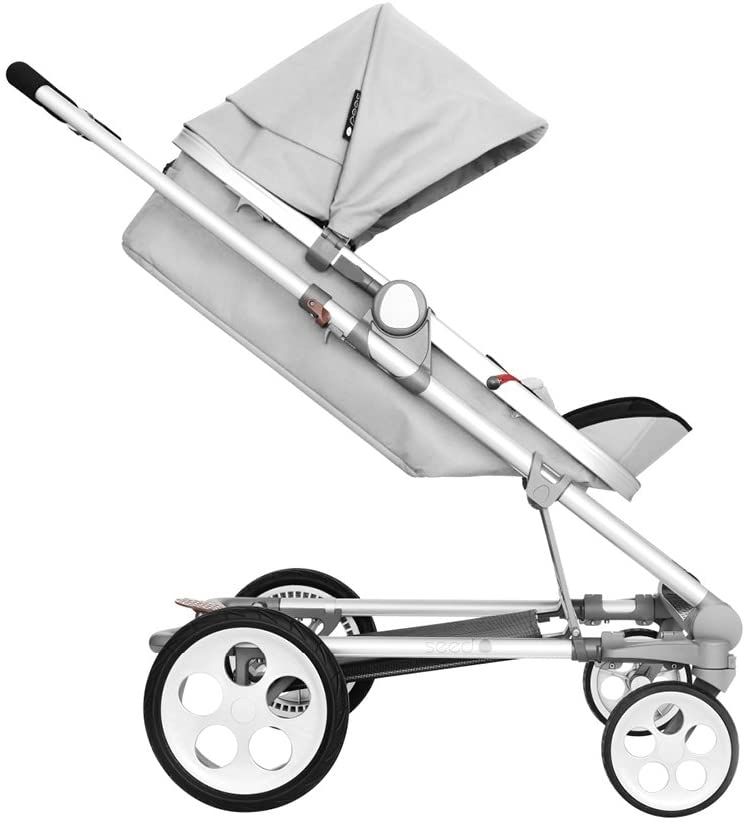 SEED Pli Plus Kinderwagen - Zilver - 4 Wielen - 0+ Maanden