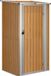 vidaXL Tuinschuur - 118,5x97x209,5 cm - gegalvaniseerd staal - groen