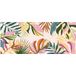 Papier peint panoramique feuilles tropicales 130 cm x 55 cm