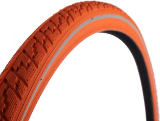 Dutch Perfect No Puncture - Buitenband Fiets - 40-622 / 28 x 1 5/8 x 1 1/2 inch - Oranje