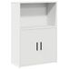 VidaXL Boekenkast 60x24x85 cm bewerkt hout wit