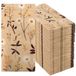 HEKU 80 buffetservetten, 3-laags, 33 x 33 cm, 1/8-vouw, bloemen natuur