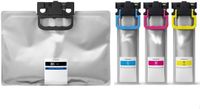 ABC huismerk set 4x inktcartridge XXL geschikt voor Epson T11P geschikt voor Workforce Pro EM-C800 EP-C800 EM-C800R EM-C800RDWF EP-C800R EP-C800RDW