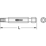 KS Tools 911.3380 TX-bit Aandrijving: 1/4 (6,3 mm) Uitvoering: TX TX 8 75 mm