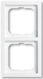 Busch-Jaeger Future Linear afdekraam 2-voudig, aluzilver