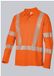 BP Poloshirt met lange mouwen Warnorange XL