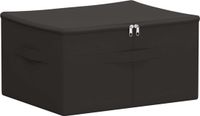 vidaXL Opbergbox van vliesstof, 43 x 34 x 23 cm, 33,6 liter, antraciet