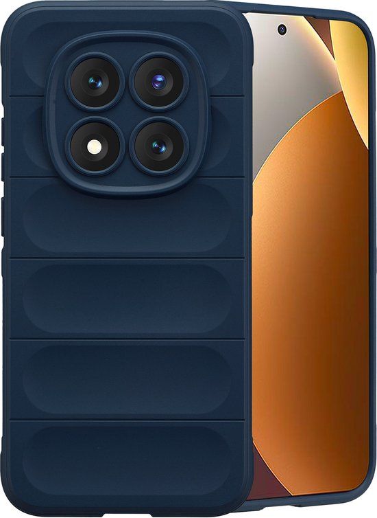 imoshion EasyGrip Backcover - Geschikt voor Xiaomi Redmi Note 15 Pro (5G) - Donkerblauw