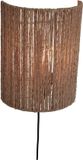 GOOD&MOJO Wandlamp Iguazu - Jute - 25x25x32cm - Bruin