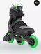 K2 Trio LT 100 Boa Inline Skate - Zwart Groen - Maat 42.5 - Unisex - 2022