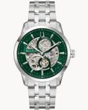 Bulova Sutton 96A329 Montre - Acier - Argenté - Vert - Ø 40 mm