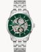 Bulova Sutton 96A329 Montre - Acier - Argenté - Vert - Ø 40 mm