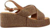 Carmela 163234 Wedgesandalen Bruin EU 39 Vrouw