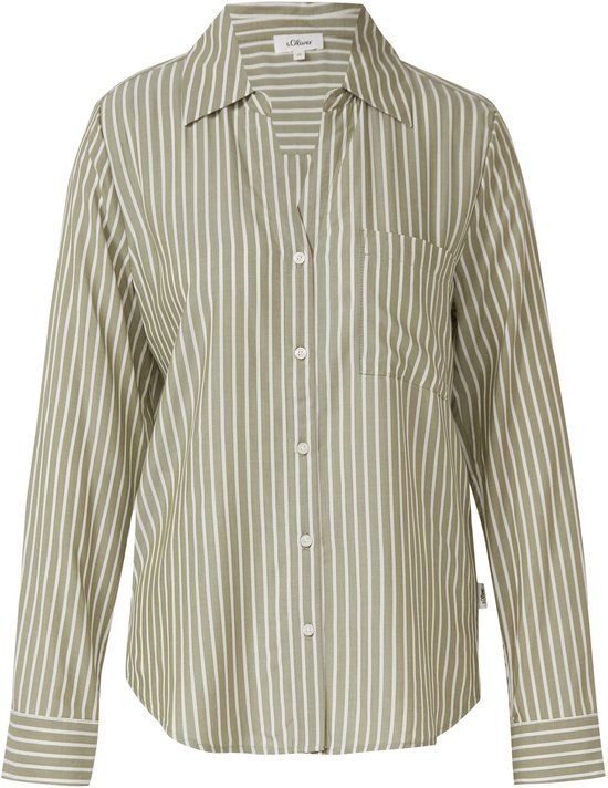 s.Oliver Blouse Vrouwen Lichtolijfgroen