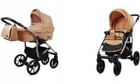 BabyLux® QBARO Kinderwagen 2in1 Beige