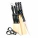 Esmeyer set de 6 couteaux ORION avec bloc de couteaux en bois