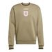ADIDAS ORIGINALS Sweatshirt 'Badge Crewneck' kaki / rood / zwart / wit